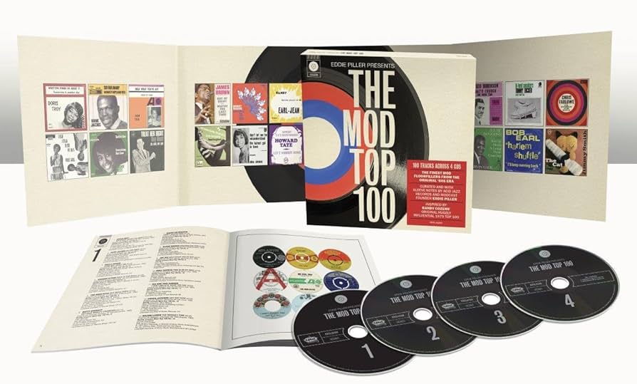 洋楽 EDDIE PILLER PRESENTS MOD TOP 100 (4CD) EDDIE PILLER PRESENTS THE MOD TOP 100 (4CD)/V.A./60年代初頭